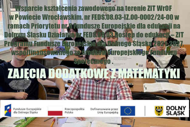 Projekt zajęcia dodatkowe z matematyki